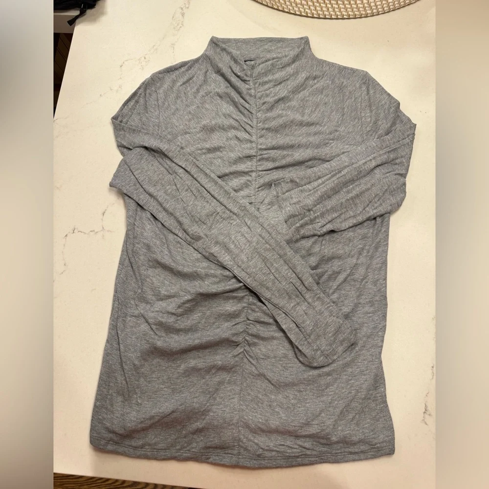 Veronica Beard Theresa Ruched Turtleneck - Picture 5 of 10